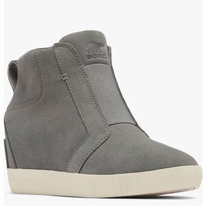 Sorel Women's Gray Slip-On Sneakers